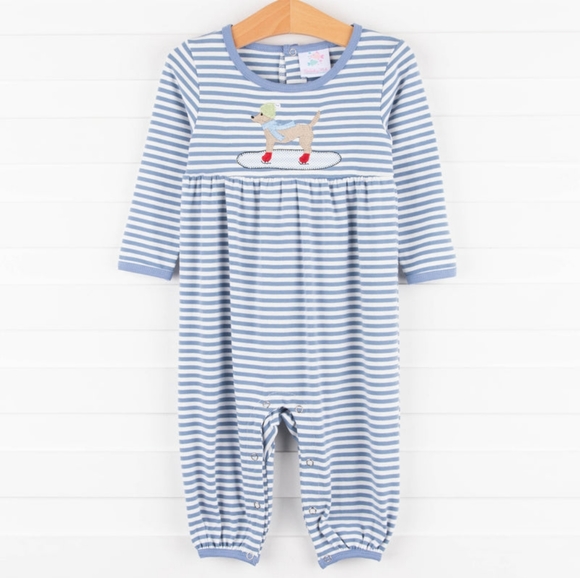 Stitchy Fish Other - Stitchy Fish Ice Pup Applique Romper 24M NWT